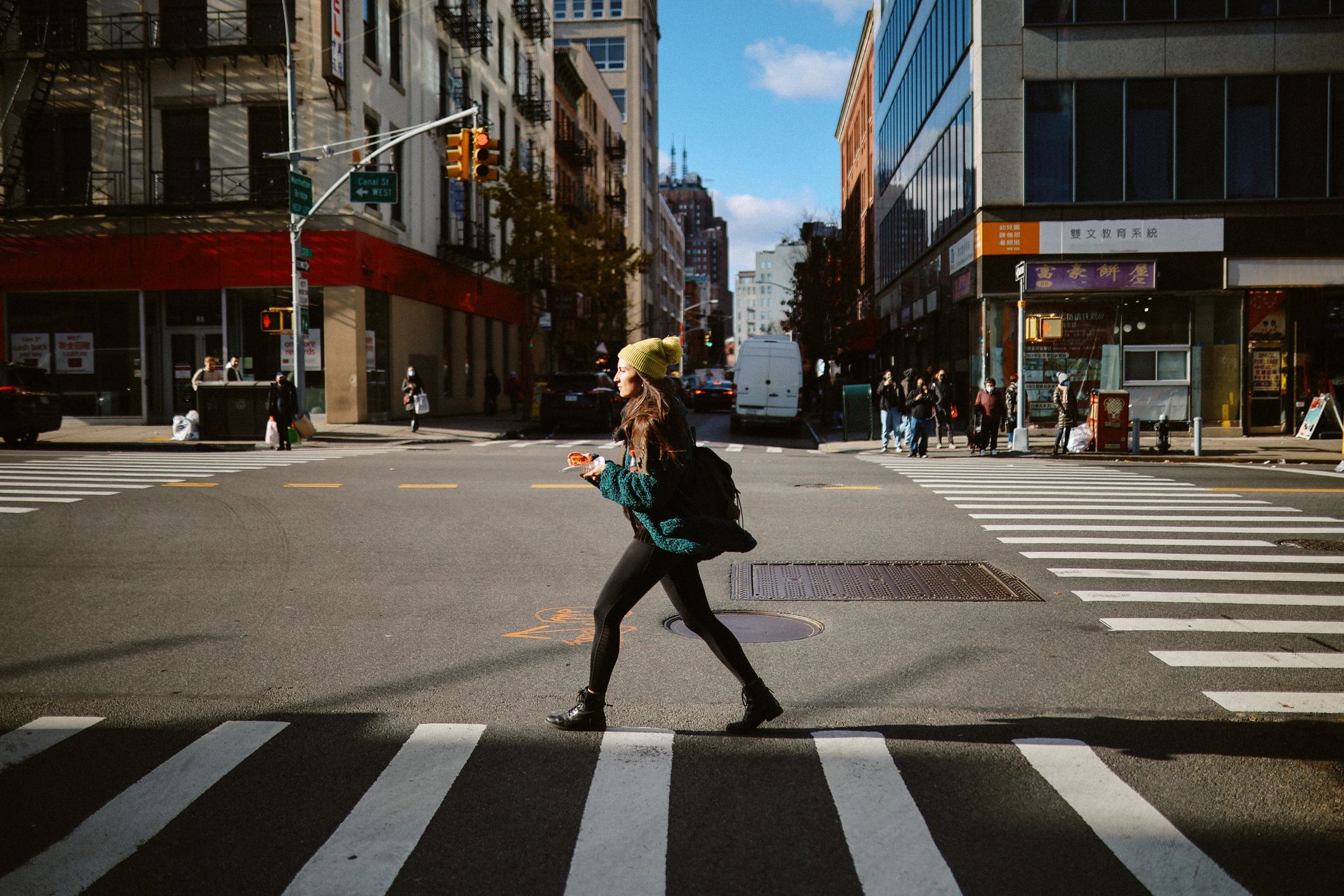 New York City street scene representing community venues